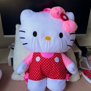 Hello kitty plush book bag!
